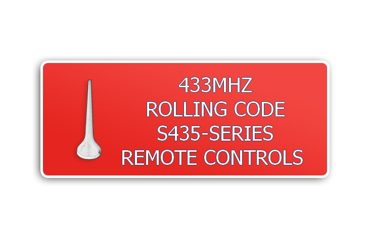 ZENDERS ROLLING CODE 433MHZ S435-SERIES